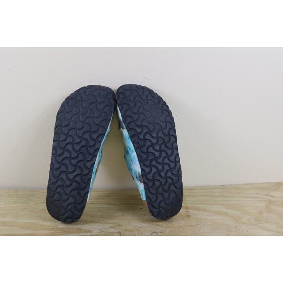 Birkenstock Papillio Sandals Womens 8 Florida Blue Pixel Soft Foot Bed Narrow - Picture 7 of 7